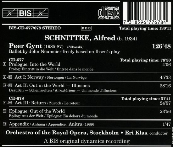 Schnittke - Per Gynt