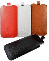 Wiko Lenny Smartphone Sleeve, Handige Telefoon Hoes, rood , merk i12Cover