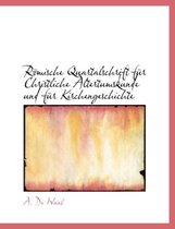 Rapmische Quartalschrift Fa1/4r Christliche Altertumskunde Und Fa1/4r Kirchengeschichte