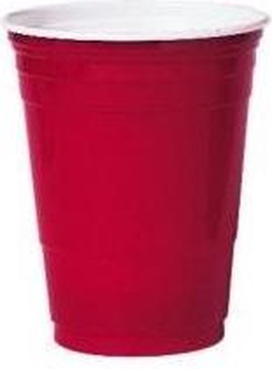 Disposables Red Cup Bekers ca 48 cl, 16 oz, stuks Plastic Solo bol.com