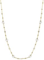 Casa Jewelry Collier Pruts Pearl - Goud Verguld
