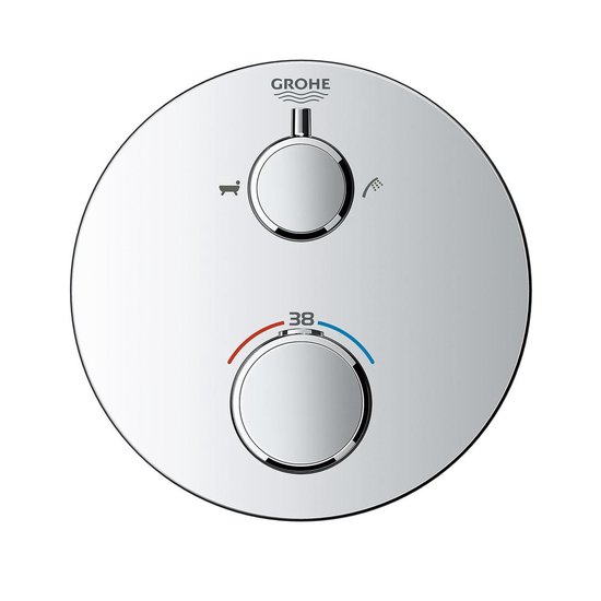 Grohe Grandera bad afdekset met 2-weg omstelling chroom - 24260000