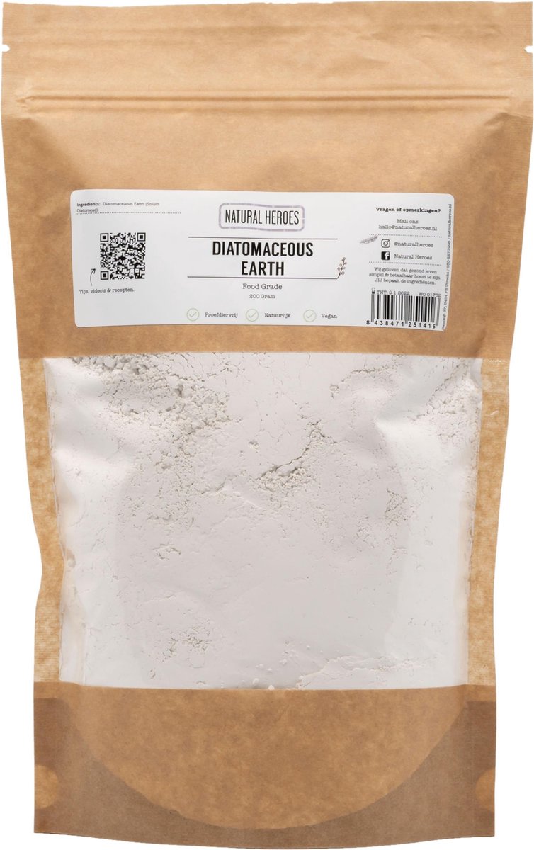 bol.com | Diatomaceous Earth (Food Grade) 200 gram