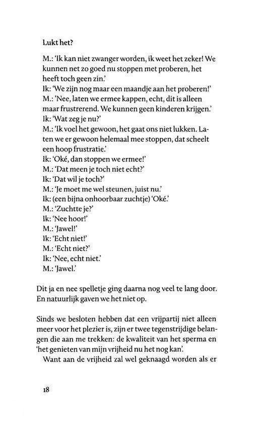 Bladzijde 18 van het boek 'Ik, Papa'.
