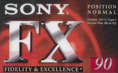 Sony Cassette Tape C-90 FX - AUDIO TAPE (CASSETTE BANDJE) - 90 MIN (2 X 45)