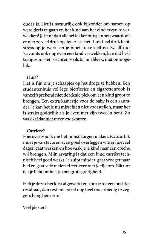 Bladzijde 15 van het boek 'Ik, Papa'.