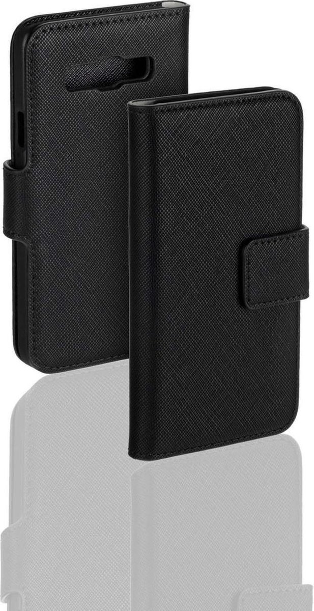 Zwart Samsung Galaxy A3 Bookcase Wallet Cover Hoesje