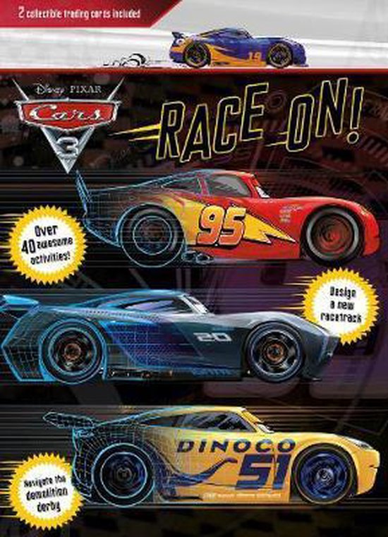 Disney Pixar Cars 3 Race On Parragon Books Ltd 9781474871907 
