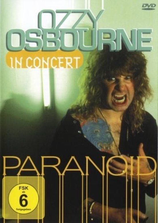 Cover van de film 'Ozzy Osbourne - In Concert - Paranoid'