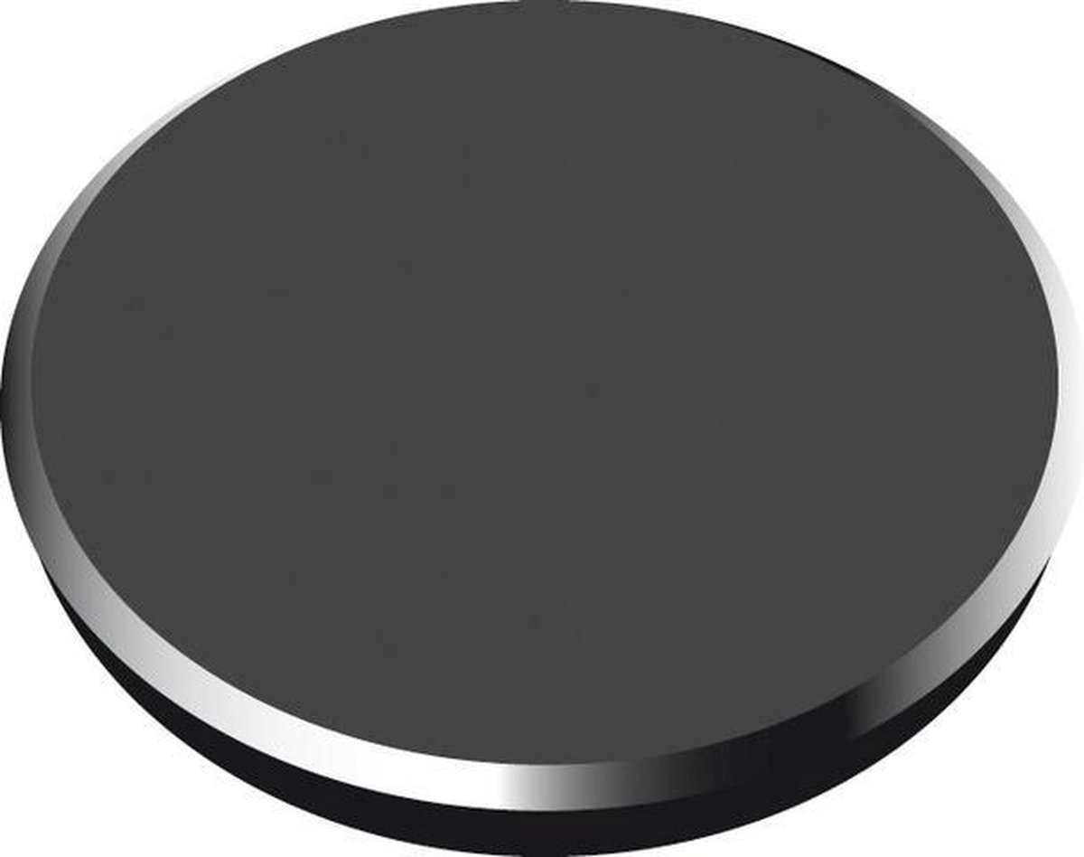 Magneet Alco 32mm rond blister à 4 stuks zwart