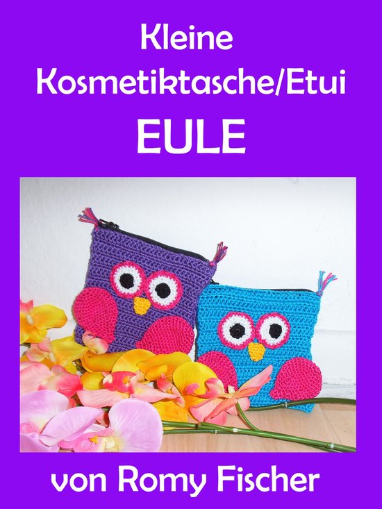 Kleine Kosmetiktasche/Etui Eule - cover