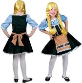 Boeren Tirol & Oktoberfest Kostuum | Salzburg Oktoberfest | Meisjes | Maat 104 | Bierfeest | Verkleedkleding