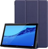 Tri-Fold Book Case - Huawei MediaPad T5 10 Hoesje - Blauw