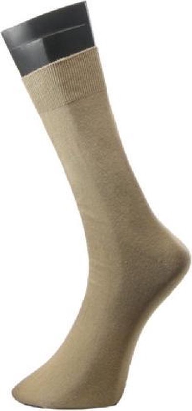 Heren sokken 3-pack kleur: beige maat: 40-46