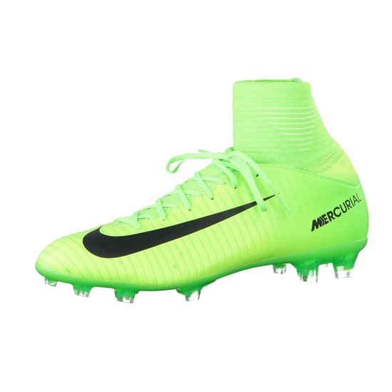 Nike Voetbalschoenen - Electric Green/Black-Flash Lime-White - 36 | bol.com