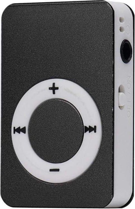Mini MP3-speler - compatibel met Micro SD-kaart - verschillende kleuren van hoge kwaliteit zwart