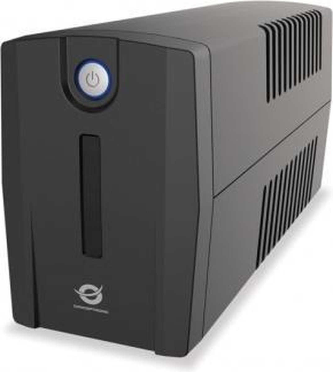 Conceptronic ZEUS 02E UPS [850VA, 480W, USB, LAN, AVR, MIcroprocessor controlled, Black]