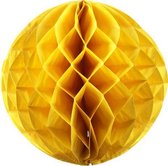 SET VAN 8 DECORATIE BOLLEN GEEL