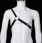 Banoch | Chest triangle harness Rob - imitatie leren harnas voor man