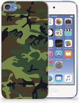Geschikt voor iPod Touch 5 | 6 TPU Hoesje Design Army Dark