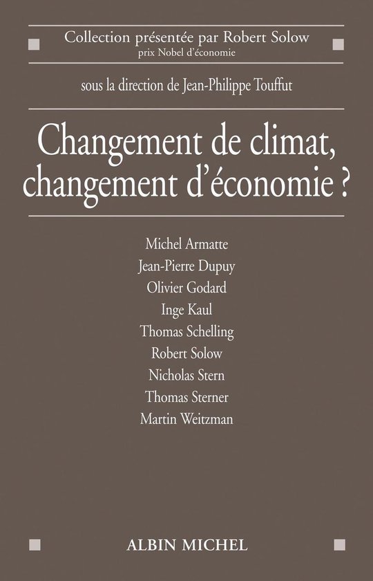 Changement de climat, changement d'économie ? - cover