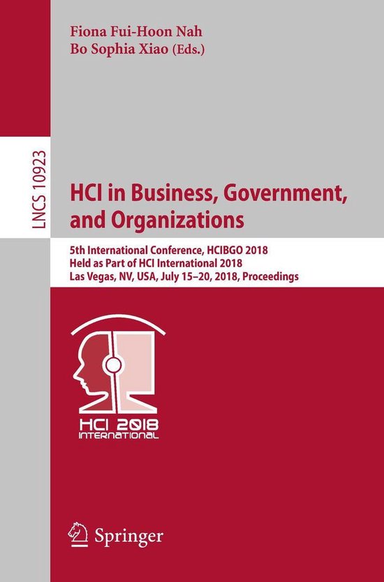 Springer Nature Proceedings Computer Science - HCI in Busine ... - cover