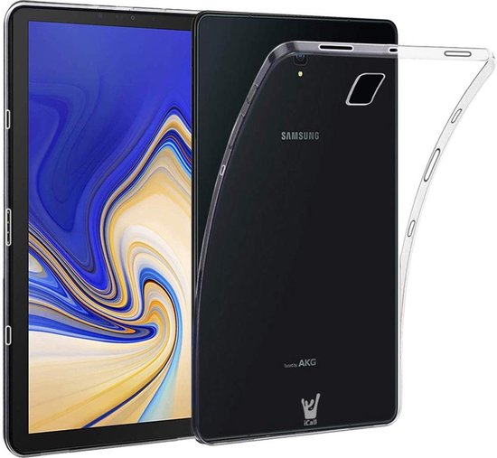 Transparant Hoesje voor Samsung Galaxy Tab S4 Siliconen Soft TPU Gel Case iCall Transparant Hoesje voor Samsung Galaxy Tab S4 Siliconen Soft TPU Gel Case iCall