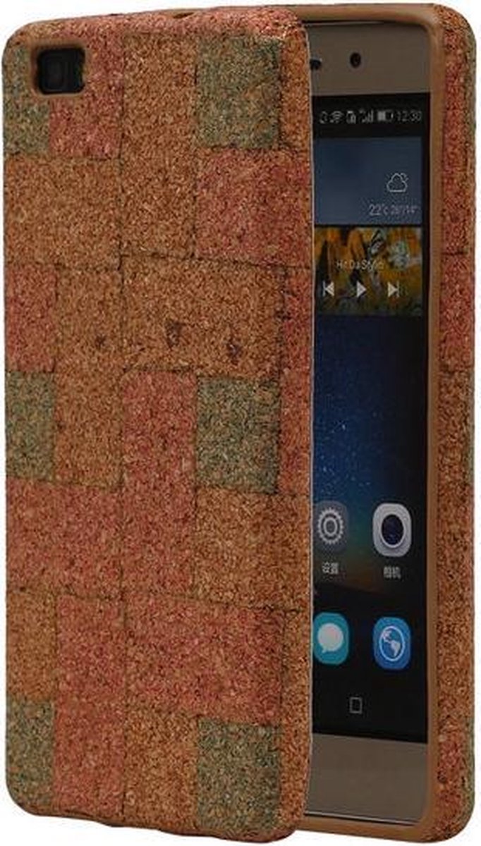 Kurk Design TPU Cover Case voor Huawei P8 Lite Hoesje Model E