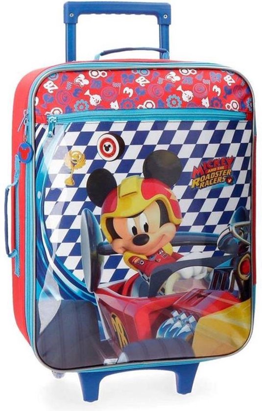 Vertrouwen op feedback Manga Disney Soft Trolley 50 Cm 2 Wheels Mickey Race | bol.com