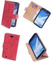 Bestcases VintageroodBook Cover Samsung Galaxy Note 2