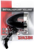 Koplamp Simson holland zwart