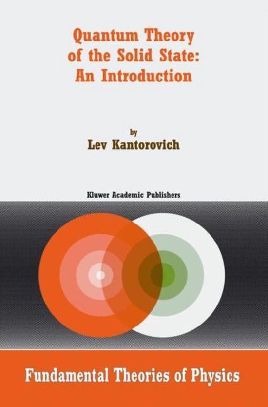 Fundamental Theories of Physics136- Quantum Theory of the So ... - cover