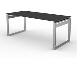 Bureau Workspace 180cm antraciet hoogte verstelbaar