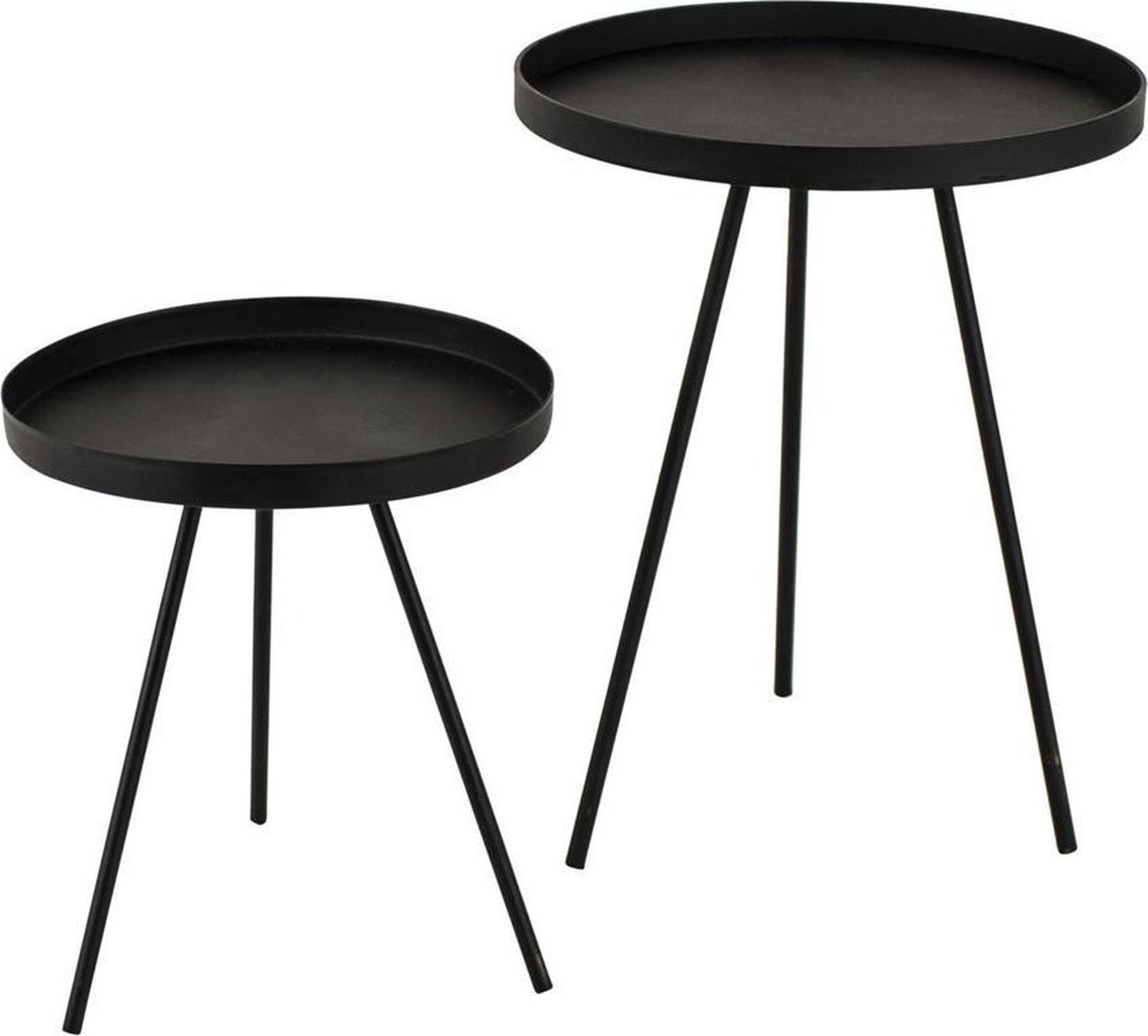 Gusta Decoratieve mini tafeltjes 2 stuks | 13,5 cm en 19 cm hoog (LET OP: KLEIN) - Gusta®
