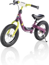 Kettler Run Air 12,5" Girl - Loopfiets - Paars - Luchtbanden - Voetenplank