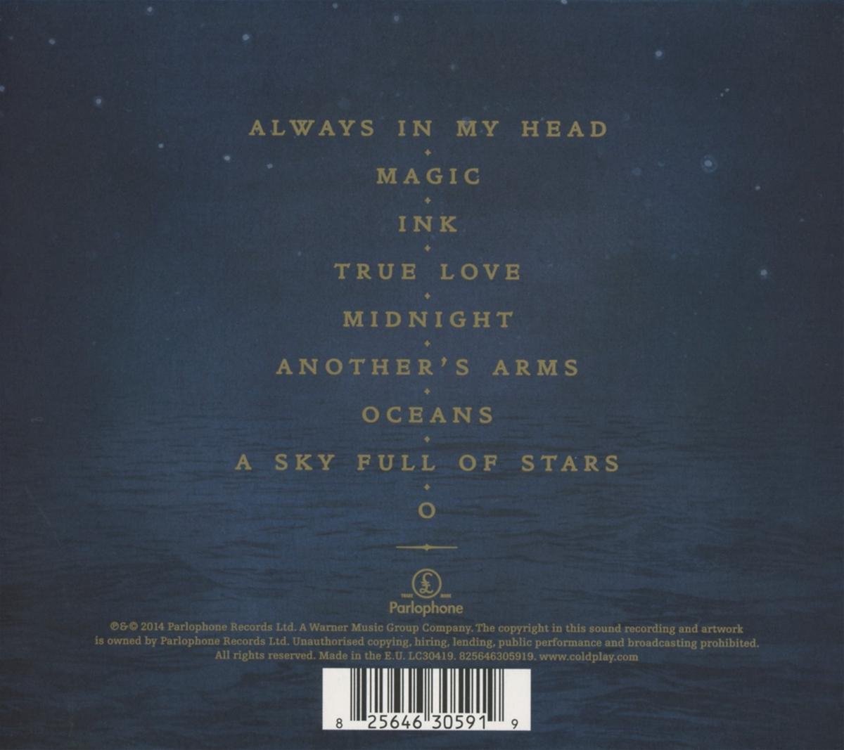 Ghost Stories, Coldplay CD (album) Muziek bol