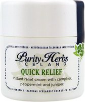 Quick Relief - 100% natuurlijk kalmerende crème - EucaIyptus, pepermunt en IJslandse kruiden - Beter ademen - 30 ml