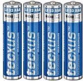 Tecxus LR6 AA 24 (Mignon), Batterie à usage unique, AA, Alcaline, 1,5 V, 24 pièce(s), Bleu, Gris