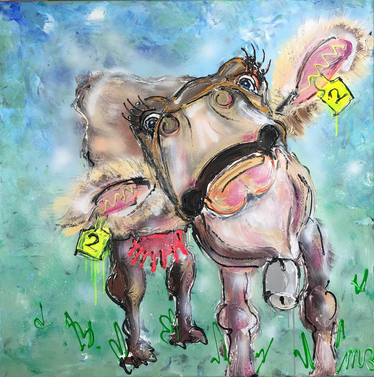 Canvas schilderij BOEHOE kunstdruk