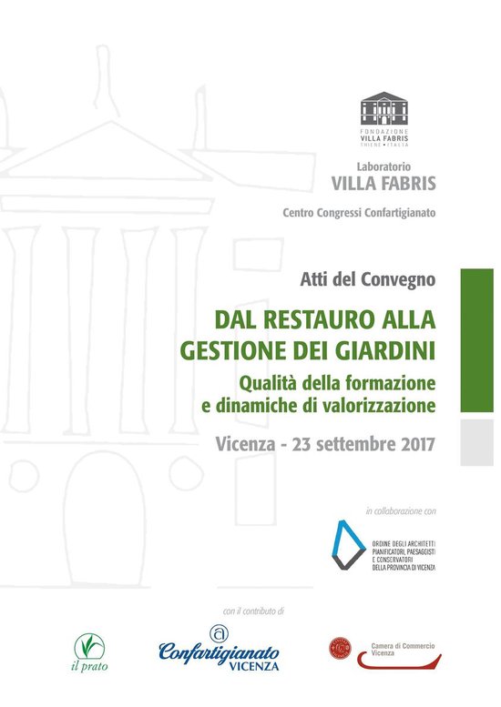 Laboratorio di Villa Fabris - Dal restauro alla gestione dei ... - cover