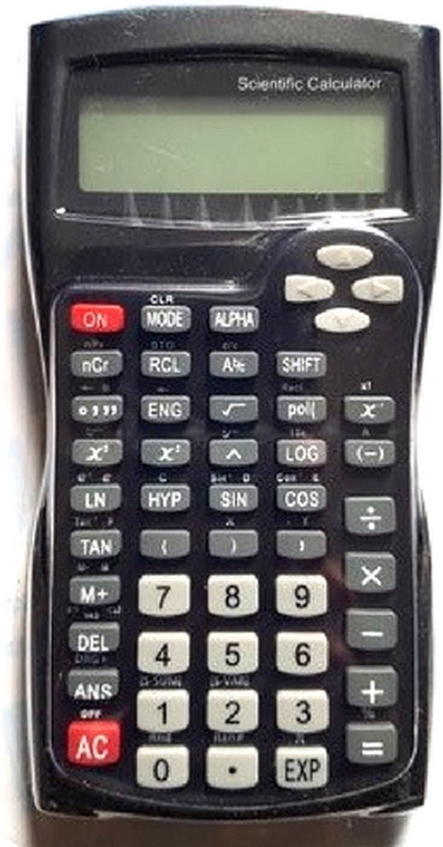 Wetenschappelijke rekenmachine - Calculator - Schoolspullen - Rekenmachine voor wetenschappelijk gebruik