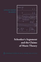 Cambridge Studies in Music Theory and AnalysisSeries Number 9- Schenker's Argument and the Claims of Music Theory