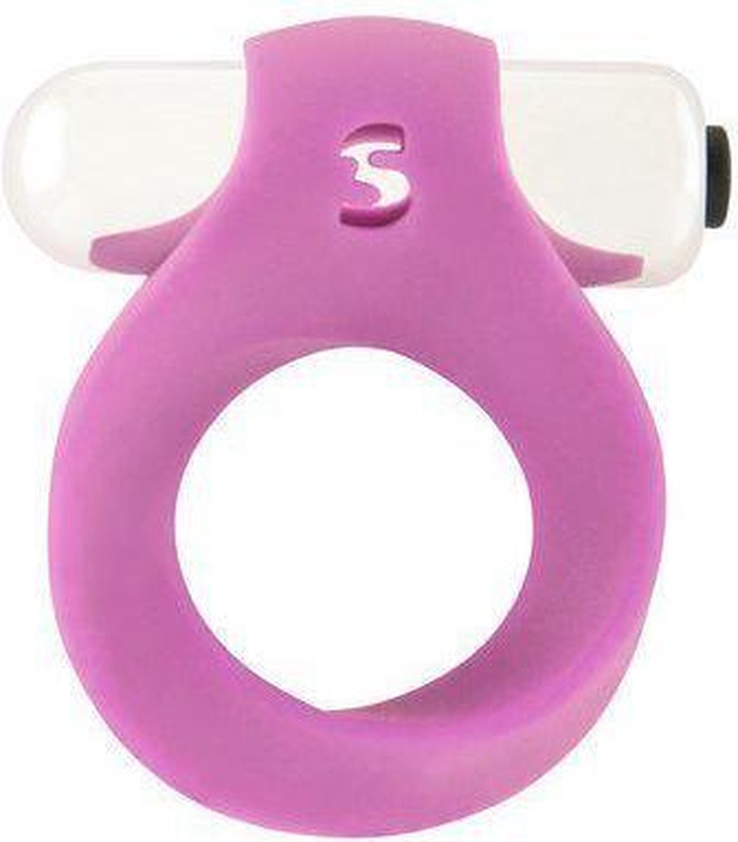 Shots Toys cockring/penisring Vibrating Endless Cockring roze