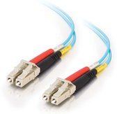 C2G LC-LC 10Gb 50/125 OM3 Duplex Multimode PVC Fiber Optic Cable (LSZH) - Netwerkkabel - LC multi-modus (M) naar LC multi-modus (M) - 3 m - glasvezel - 50 / 125 micron - OM3 - halo