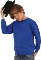 Kobaltblauwe katoenmix sweater voor jongens 3-4 jaar (98/104)