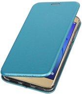 Slim Folio Case - Book Case Telefoonhoesje - Folio Flip Hoesje - Geschikt voor Huawei P8 Lite 2017 - Blauw