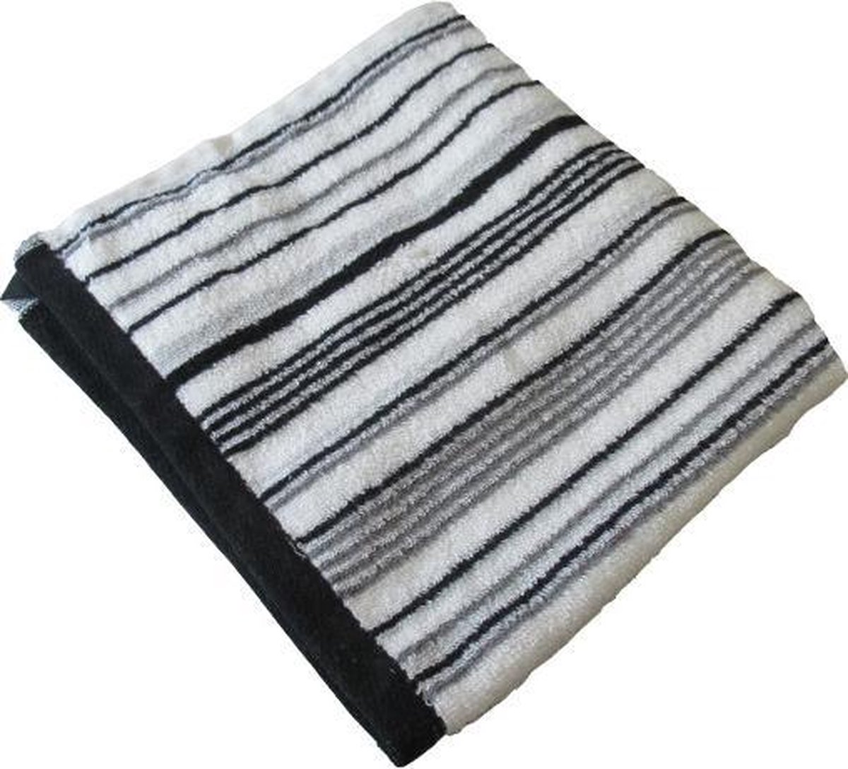 Aquanova Stripes Baddoeken (3 stuks) 50x100 cm Grey