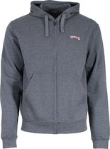 Donnay vest met capuchon - Sportvest - Heren - Maat M - Donkergrijs gemêleerd