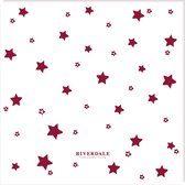 Riverdale Stars - Servet - 33cm - rood