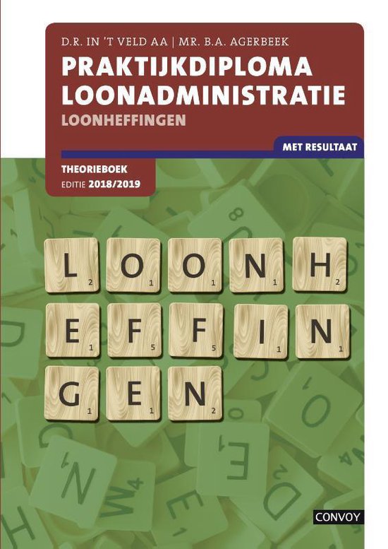 Praktijkdiploma loonadministratie Loonheffingen 2018/2019 Th ... - cover